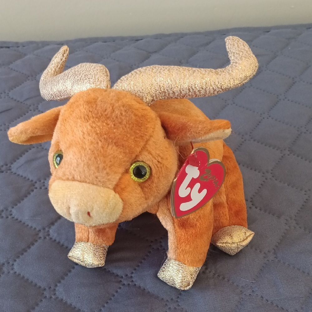 NWT Ty Zodiac OX Beanie Baby